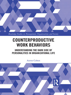 cover image of Counterproductive Work Behaviors